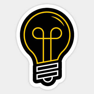 light bulb Sticker